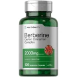 Horbaach Berberine with Ceylon Cinnamon – 2000mg Berberine Complex – 120 Vegetarian Capsules, Non-GMO and Gluten Free