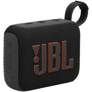 JBL Go 4 Black – Ultra-Portable Waterproof Bluetooth Speaker with Punchy Bass