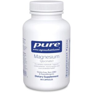 Pure Encapsulations Magnesium Glycinate for stress, sleep & heart support - 90 capsules