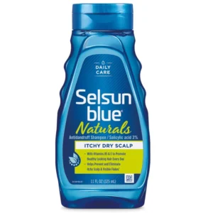Selsun Blue Naturals Itchy Dry Scalp Shampoo with vitamins and salicylic acid