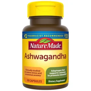Nature Made Ashwagandha 125mg Capsules 60ct Stress Support Supplement