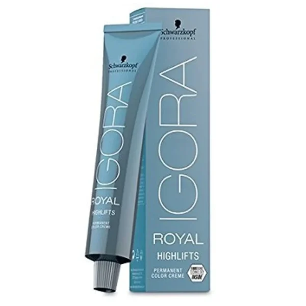 Schwarzkopf Igora Royal Highlifts 10-21 Ultra Blonde Cendre Beige Schwarzkopf Igora Royal 10-21 highlift permanent hair color in ultra blonde cendre beige shade