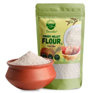 Danodia Foods Finger Millet Ragi Flour 1KG pure organic flour for healthy millet recipes