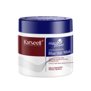 Karseell Blue Hair Color Depositing Mask and Deep Conditioner 500ml for Color-Treated Hair