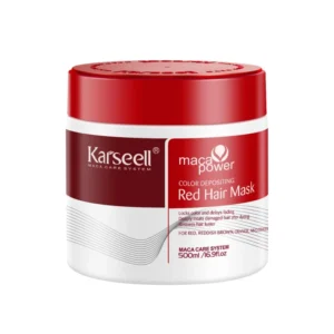Karseell Color Depositing Red Hair Mask and Conditioner 500ml for Color-Treated Hair