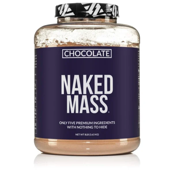 NAKED Chocolate Mass Gainer protein powder 8lb natural weight gainer