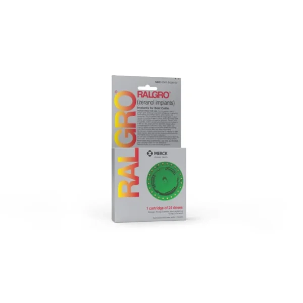 Ralgro Implants 24DS Ralgro Implants 24DS veterinary growth-promoting implants for cattle