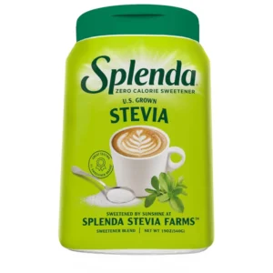 SPLENDA Stevia Zero Calorie Sweetener Plant-Based Granulated Powder 19oz Jar