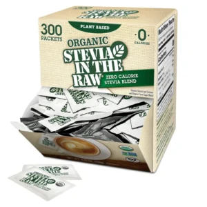 Stevia In The Raw Organic Stevia Sweetener 300 Count Zero Calorie Packets