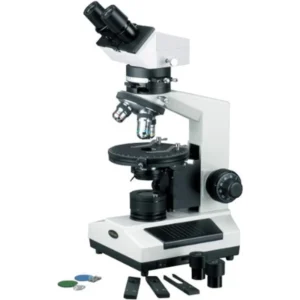 AmScope PZ200BA Polarizing Microscope 40X-640X with Halogen Illumination and Bertrand Lens