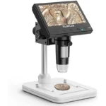 Elikliv 1000X LCD Digital Coin Microscope with 8 LED Lights for Windows & Mac
