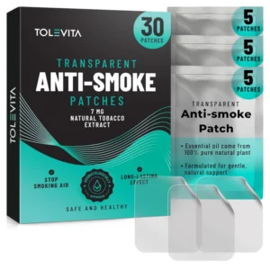 Anti-Smoke Herbal Quit Smoking Patches 7mg, 30 count for reducing cravings