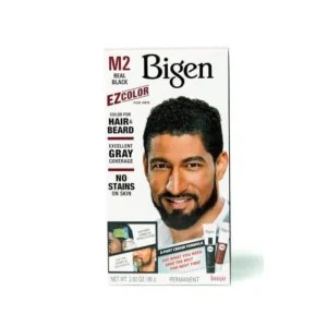 Bigen EZ Color for Men M2 Real Black 3-pack for beard and hair coloring