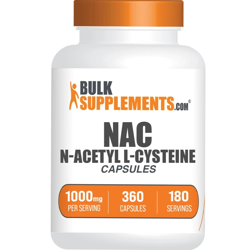 BulkSupplements NAC 1000mg Capsules 360 Count