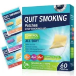 3-step quit smoking patches Step 1, 2, 3, 60 count for effective smoking cessation