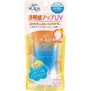 Skin Aqua Tone Up UV Essence Sunscreen Latte Beige – Tone Up Effect, SPF50+ PA++++, 2.82oz