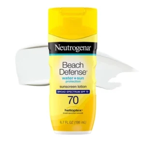 Neutrogena Beach Defense SPF 70 sunscreen lotion 6.7 fl oz