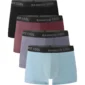 BAMBOO COOL men's breathable bamboo viscose boxer briefs with fitted legs