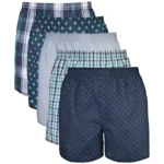 Gildan men's cotton polyester underwear boxers with elastic waistband
