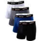 Men's cotton boxer briefs featuring stretch fabric and a supportive contoured pouch